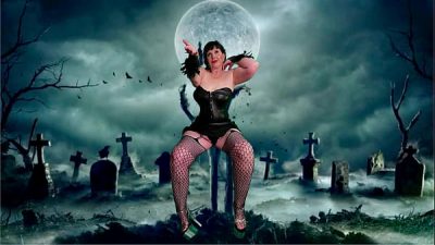 Granny Carmen Angel: Evil Woman Multiple Dildo Play & Cum