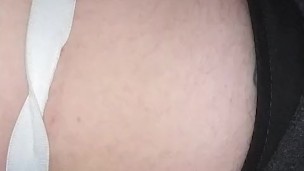 Femdom deeply penetrated her femboy bussy in car. Made him squirm with pleasure.