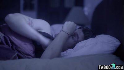 MILF stepmom Jupiter Jetson enjoying her husbands and stepsons big dicks